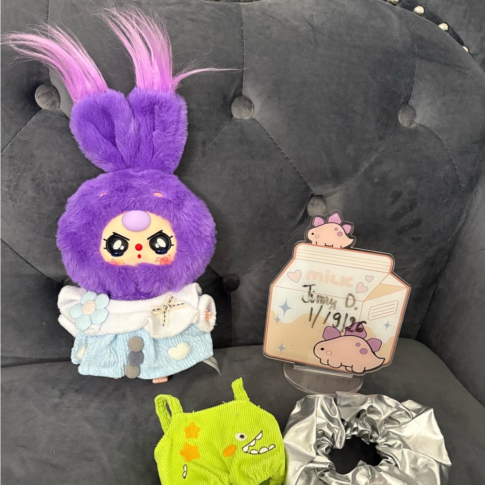 Baby three Lily rabbit town v2 secret confirmed purple bunny with special eyes